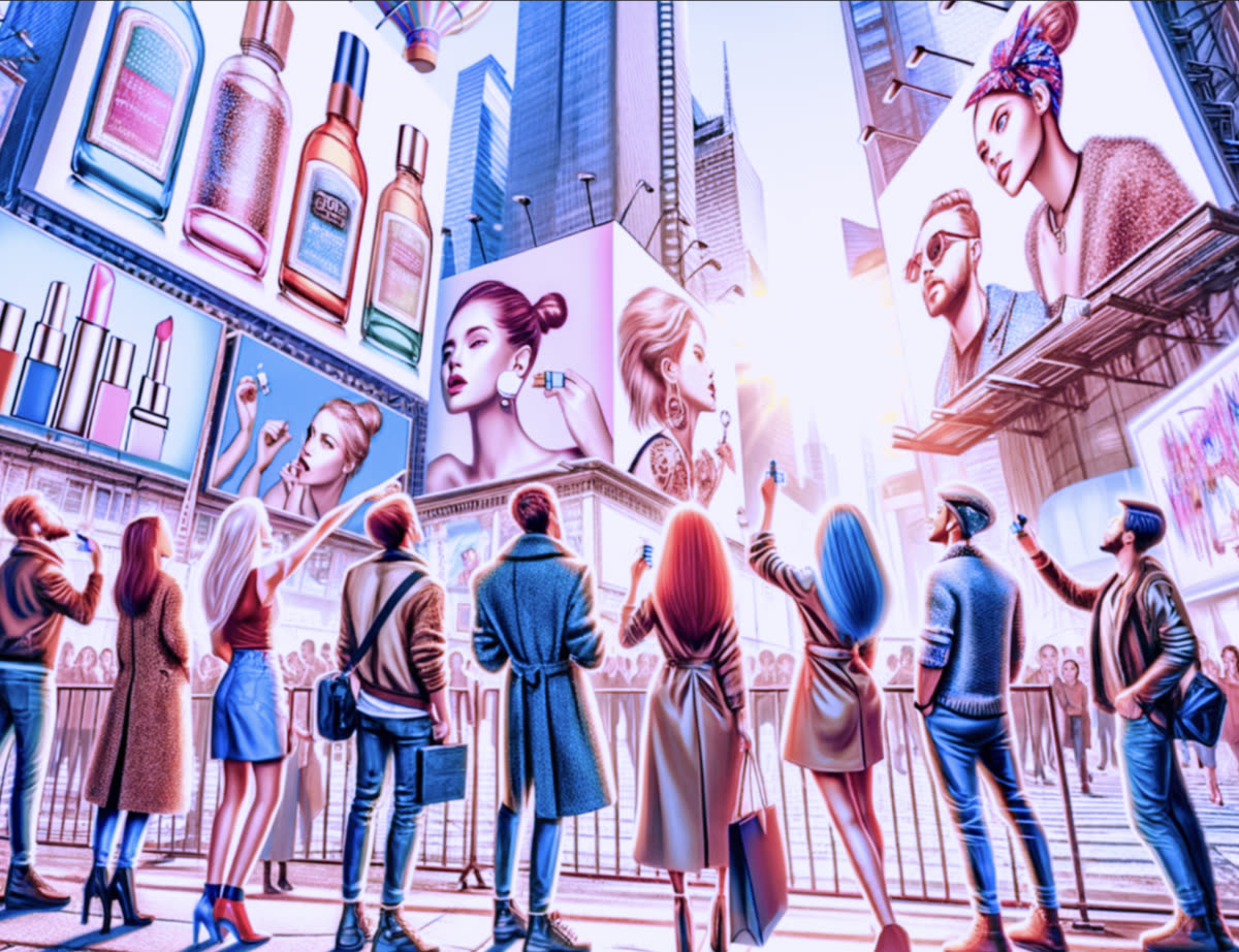 The Curated Canvases of Times Square