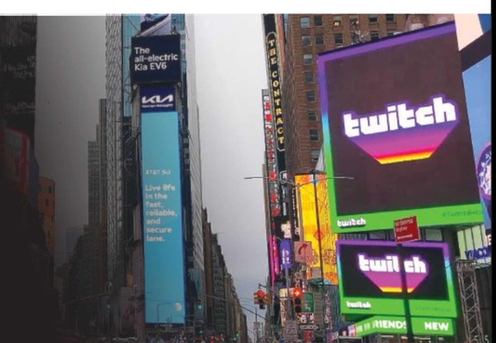 Twitch Times Square billboard campaign